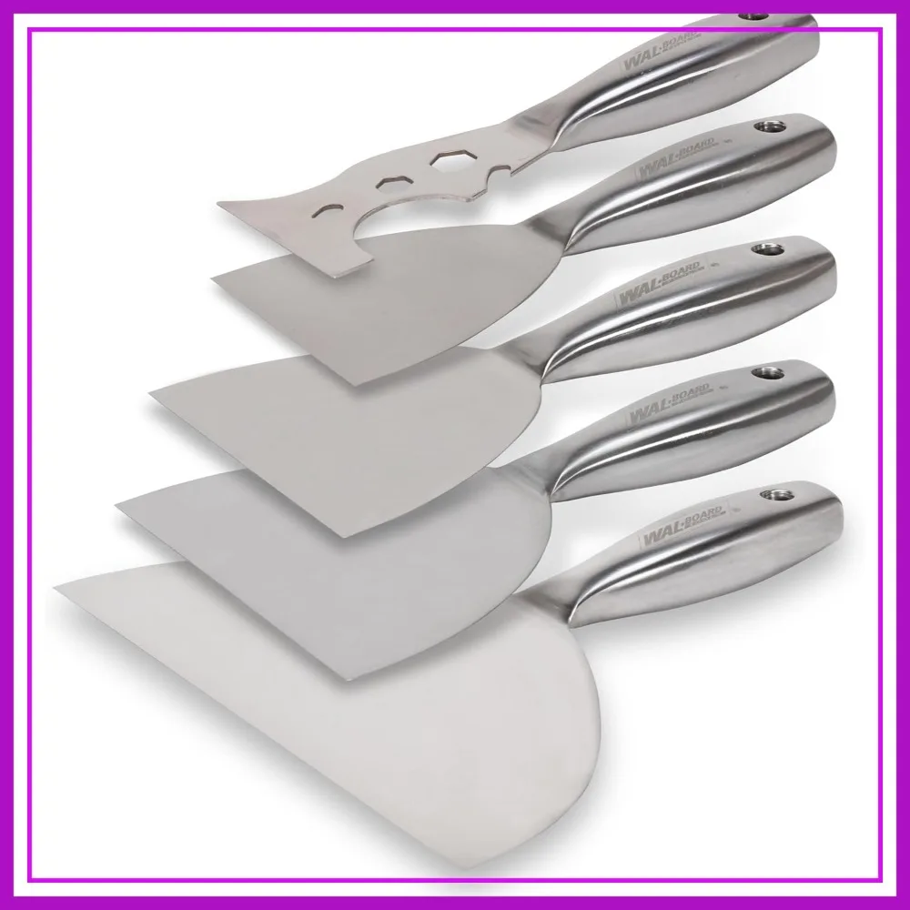 Drywall Finishing Tool Kit, 4 Putty Knives, Multi Tool, DTKJNT2
Drywall Finishing Tool Kit, 4 Putty Knives, Multi Tool, DTKJNT2