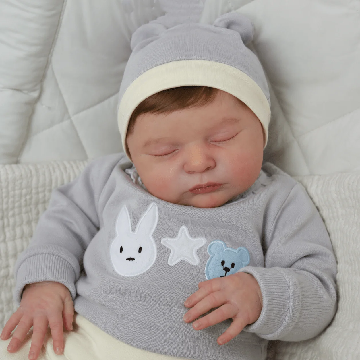 BZDOLL 20 In Cloth Body 3D Skin With Visible Veins 50 CM Soft Asleep Vinyl Reborn Baby Doll Toy Lifelike Kid Art Christmas Gift
BZDOLL 20 In Cloth Body 3D Skin With Visible Veins 50 CM Soft Asleep Vinyl Reborn Baby Doll Toy Lifelike Kid Art Christmas Gift