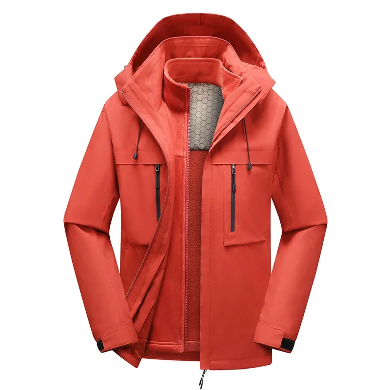 Men's and Women's Three in One Coats Detachable Fleece Waterproof and Windproof Mountain Skiing Suit Jackets Windbreaker Parkas
Men's and Women's Three in One Coats Detachable Fleece Waterproof and Windproof Mountain Skiing Suit Jackets Windbreaker Parkas