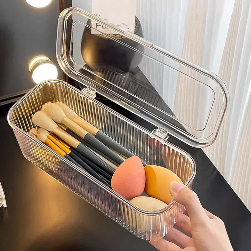 Multifunctional Cosmetic Egg Holder Box with Dustproof Lid - Makeup Brush Lipstick Organizer for Vanity Desk Caddy organizer Bag
Multifunctional Cosmetic Egg Holder Box with Dustproof Lid - Makeup Brush Lipstick Organizer for Vanity Desk Caddy organizer Bag