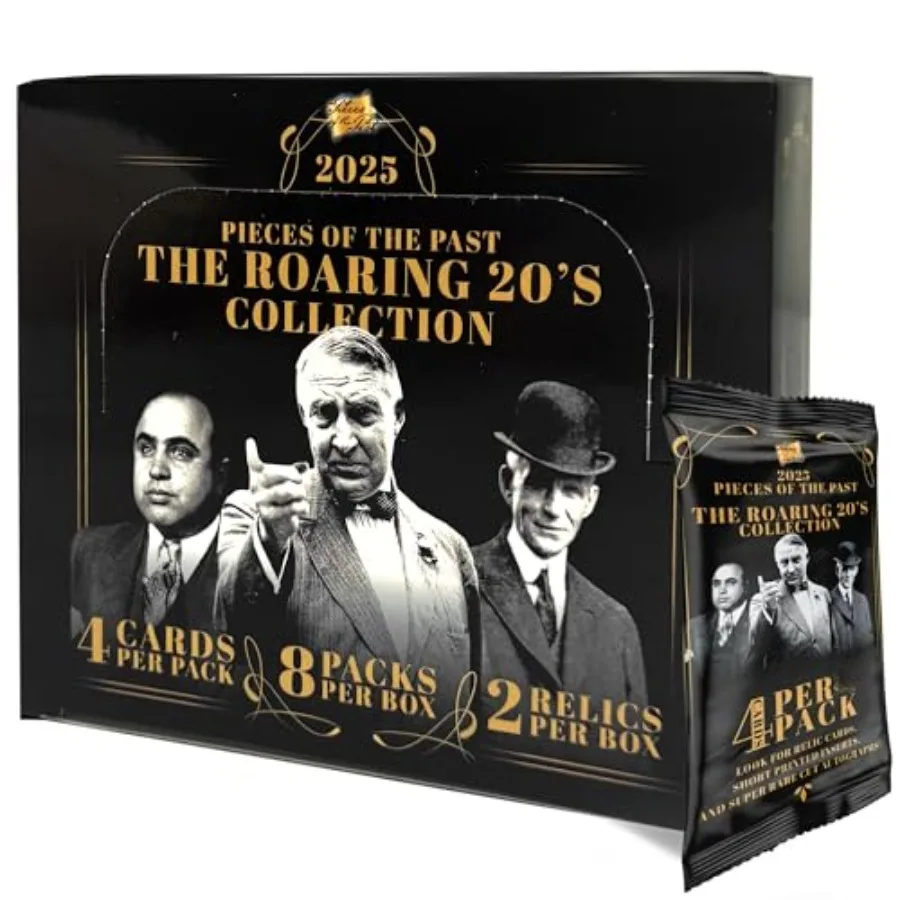 2025 Roaring 20s Edition Single Box Trading Cards 8 Packs 2 Guaranteed Relics
2025 Roaring 20s Edition Single Box Trading Cards 8 Packs 2 Guaranteed Relics