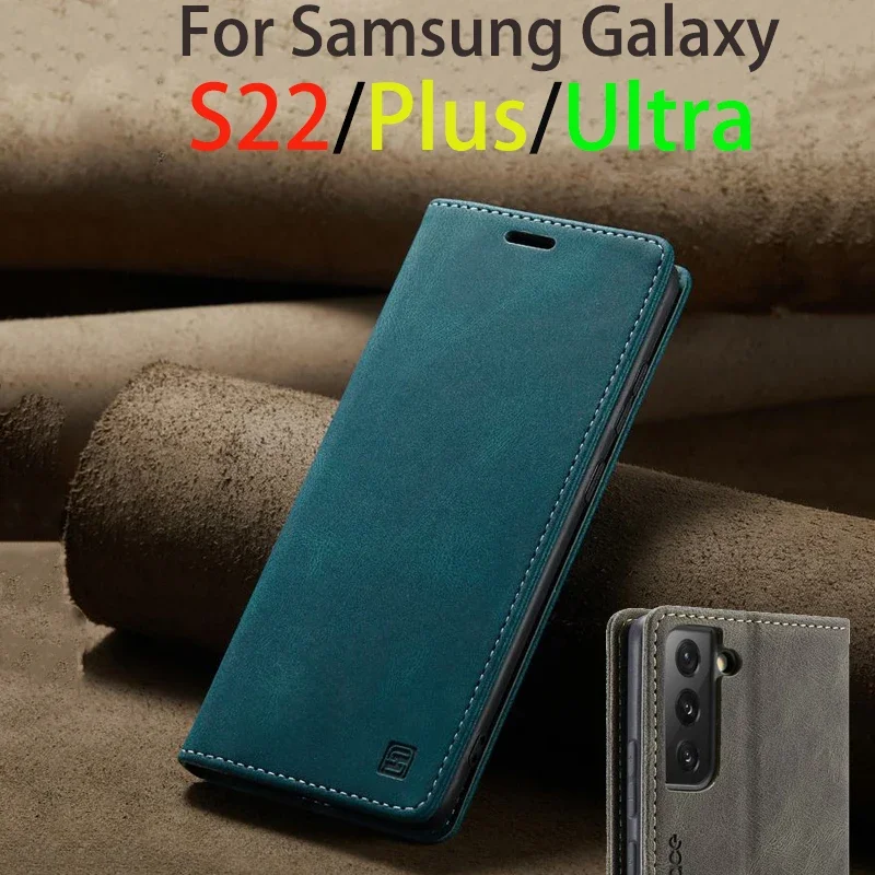 Luxury Magnetic Flip Leather Wallet Case for Samsung Galaxy S22 Ultra/Plus, Silicone Soft Cover, S22 Plus Phone Case
Luxury Magnetic Flip Leather Wallet Case for Samsung Galaxy S22 Ultra/Plus, Silicone Soft Cover, S22 Plus Phone Case