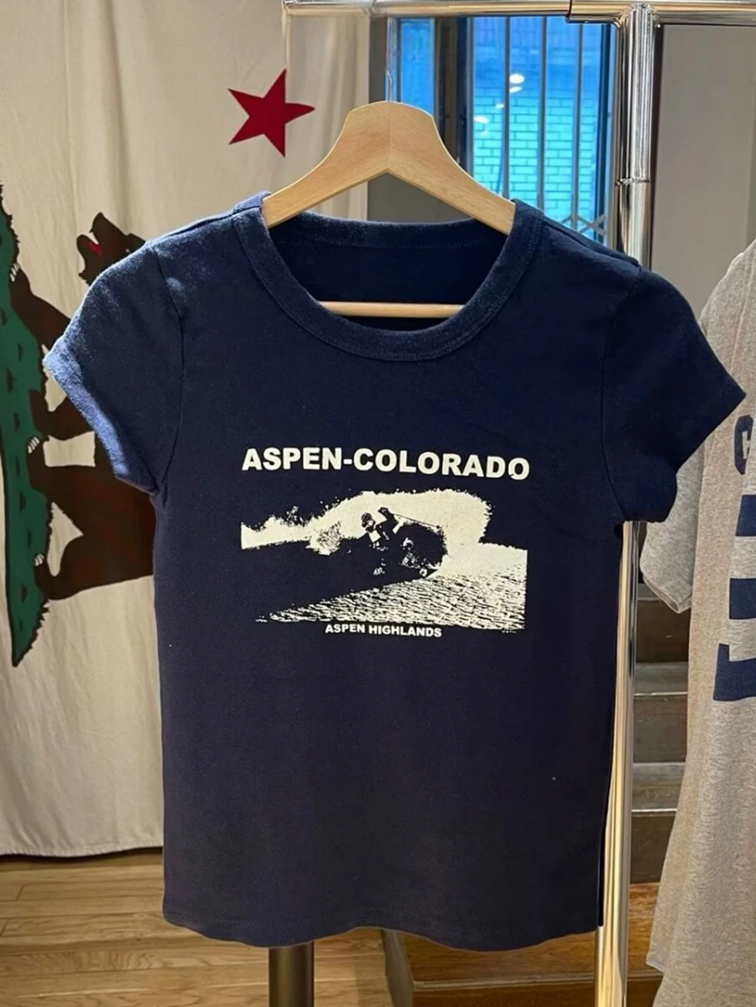 Graphic Print Navy T-Shirt Woman Fashion Round Neck Cotton Slim Tee Tops Casual Vintage Chic Short Sleeve Tshirt Top Clothing
Graphic Print Navy T-Shirt Woman Fashion Round Neck Cotton Slim Tee Tops Casual Vintage Chic Short Sleeve Tshirt Top Clothing