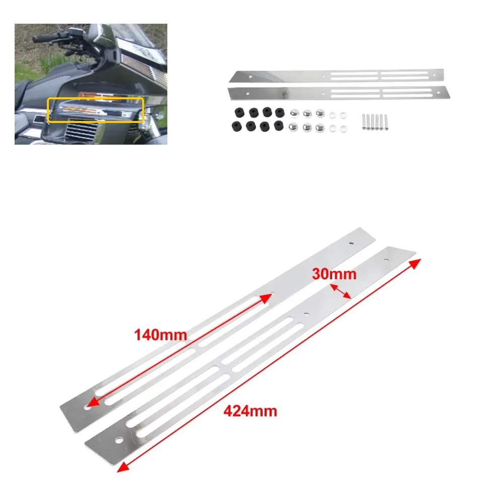 Front Fairing Marker Light Grilles Trims Motorcycle Side Moulding Trim For Honda Goldwing GL 1500 GL1500 1988-2000
Front Fairing Marker Light Grilles Trims Motorcycle Side Moulding Trim For Honda Goldwing GL 1500 GL1500 1988-2000