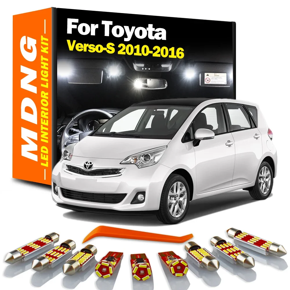 MDNG светодиодные лампы для автомобилей Toyota Verso-S Verso S 2010 2011 2012 2013 2014 2015 2016, 9 шт.
MDNG светодиодные лампы для автомобилей Toyota Verso-S Verso S 2010 2011 2012 2013 2014 2015 2016, 9 шт.