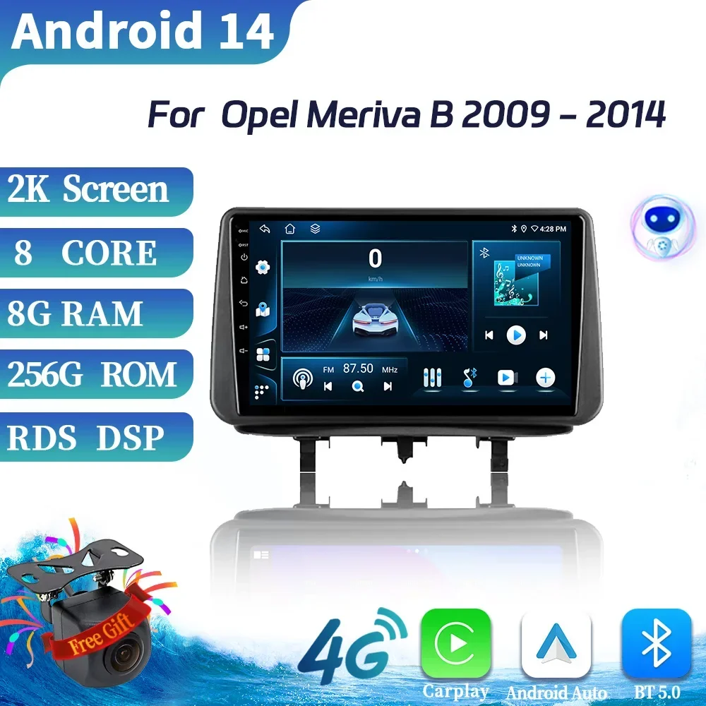 Android 14 For Opel Meriva B 2009-2014 Auto 5G WIFI Car Radio Stereo Multimedia 4G GPS Navigation Wireless Carplay Touch Screen
Android 14 For Opel Meriva B 2009-2014 Auto 5G WIFI Car Radio Stereo Multimedia 4G GPS Navigation Wireless Carplay Touch Screen