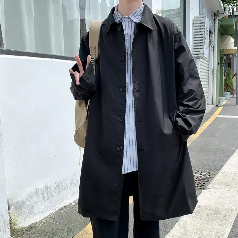 Spring Autumn INS Trendy Brand Mid-Length Casual Jacket Loose Youth Versatile Leisure Coat Yang Jing CleanFit Single Button
Spring Autumn INS Trendy Brand Mid-Length Casual Jacket Loose Youth Versatile Leisure Coat Yang Jing CleanFit Single Button