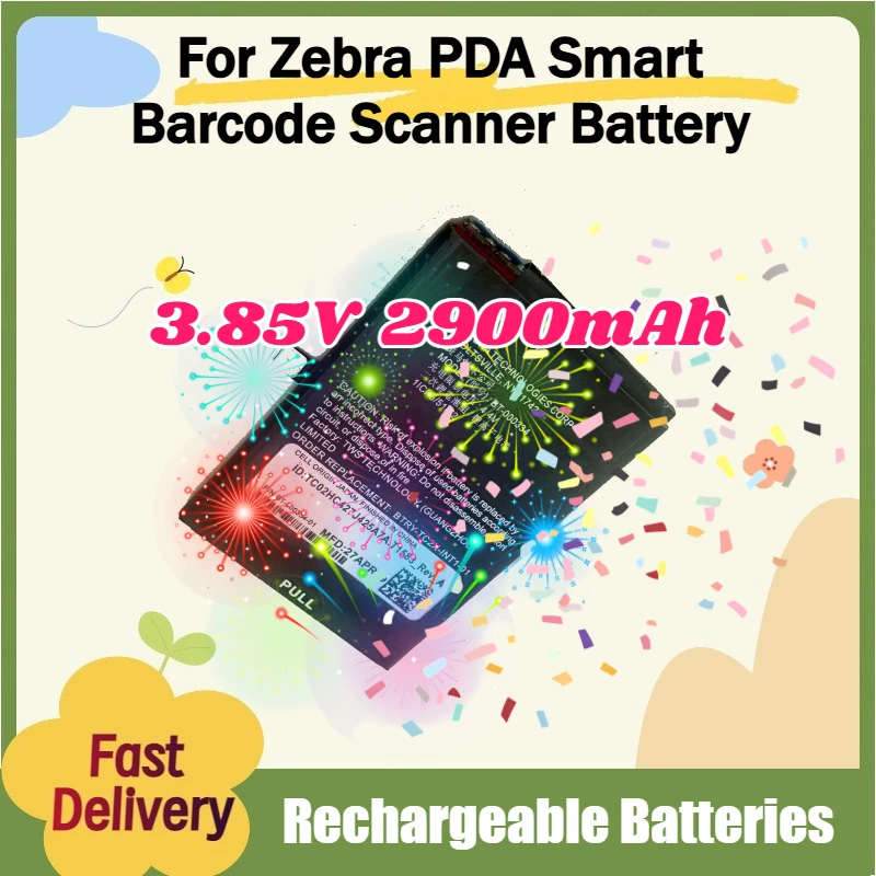 Совместимая батарея для Zebra BTRY-TC2X-PRPK1-01 BT-000334-01 TC20 TC25, 2900 мАч, 3.85 В, для смарт-сканера штрих-кодов PDA
Совместимая батарея для Zebra BTRY-TC2X-PRPK1-01 BT-000334-01 TC20 TC25, 2900 мАч, 3.85 В, для смарт-сканера штрих-кодов PDA