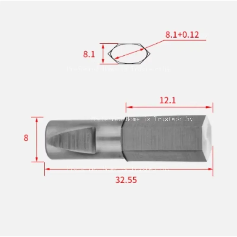 Suitable for Four Sided Plum Blossom Screw Rotating Puller Punching Star Spline Drill Bit HolderT6T7T8T10T15T20T25T30T40 T50
Suitable for Four Sided Plum Blossom Screw Rotating Puller Punching Star Spline Drill Bit HolderT6T7T8T10T15T20T25T30T40 T50
