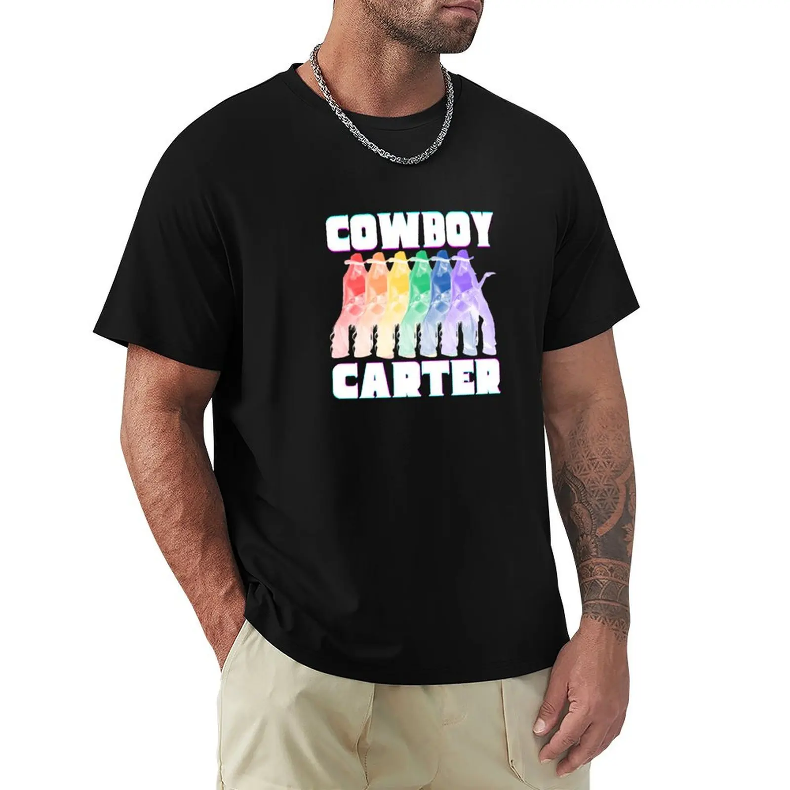 Cowboy Carter Rainbow Glitch T-Shirt new edition Funny t-shirt man clothes t shirt men 100℅ cotton
Cowboy Carter Rainbow Glitch T-Shirt new edition Funny t-shirt man clothes t shirt men 100℅ cotton