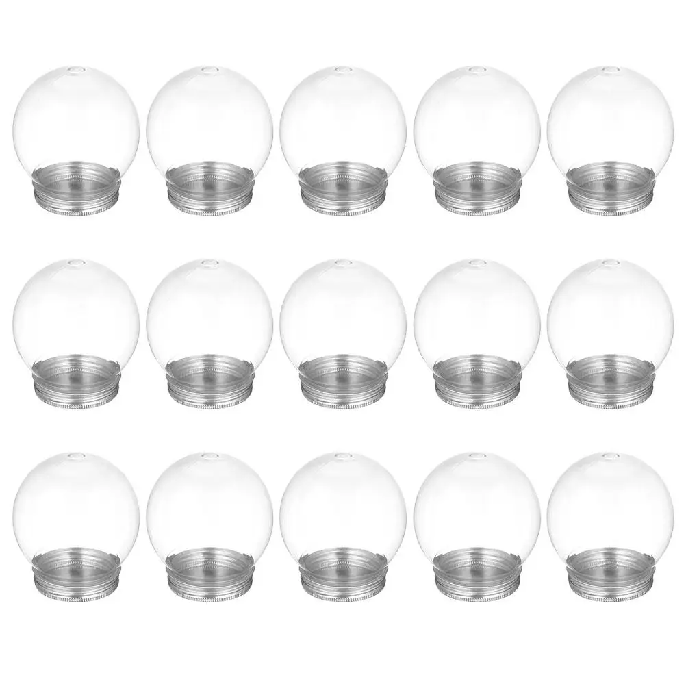 9 Pcs Candy Bottle Plastic Snow Globes Kit Round Spherical Bottles Clear Decorations DIY Crafts with Screw Cap
9 Pcs Candy Bottle Plastic Snow Globes Kit Round Spherical Bottles Clear Decorations DIY Crafts with Screw Cap
