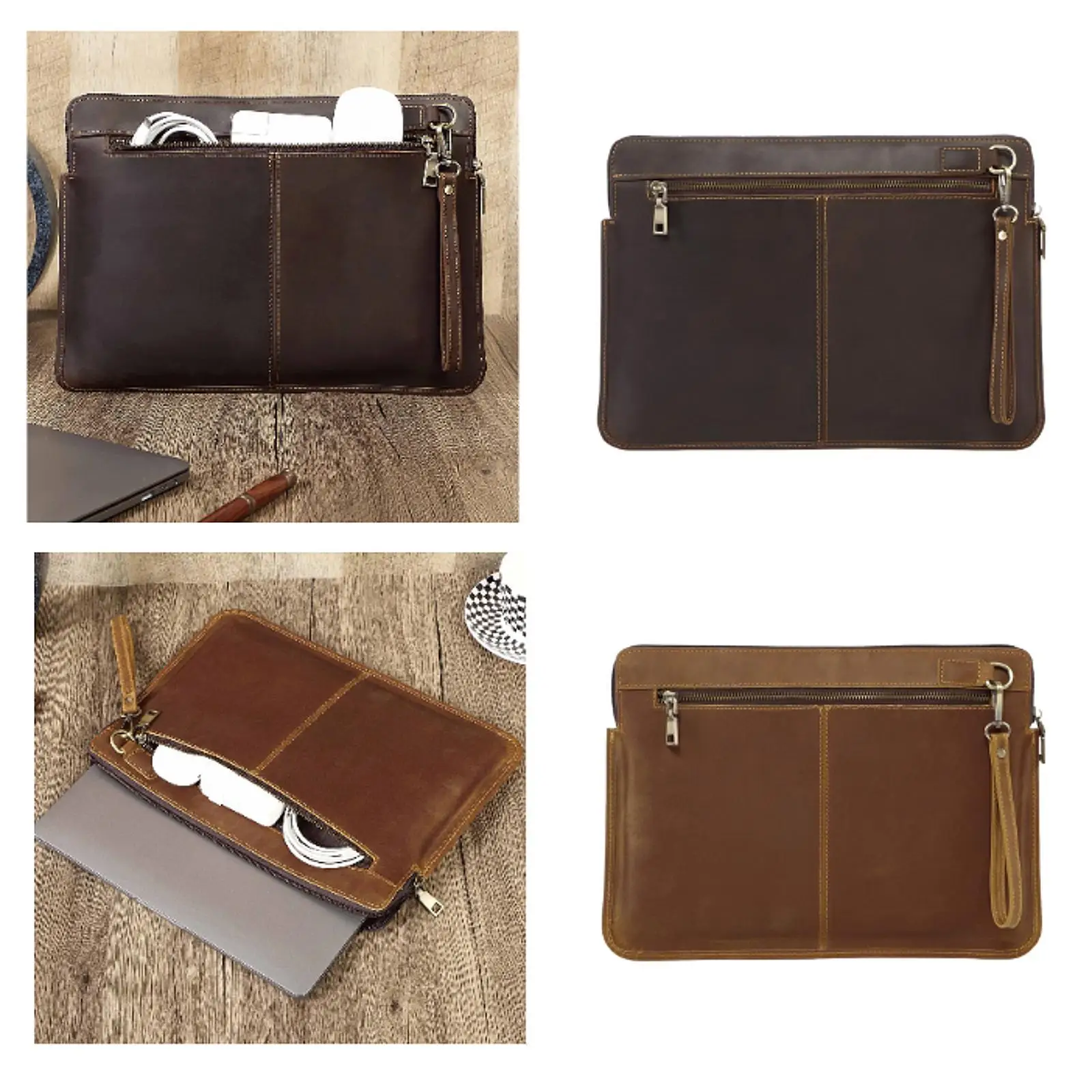 Laptop Folio Case for 14" Lining Part Office Wear Resistant Protective Cover Shockproof Dustproof Leather Travel Laptop Case
Laptop Folio Case for 14" Lining Part Office Wear Resistant Protective Cover Shockproof Dustproof Leather Travel Laptop Case
