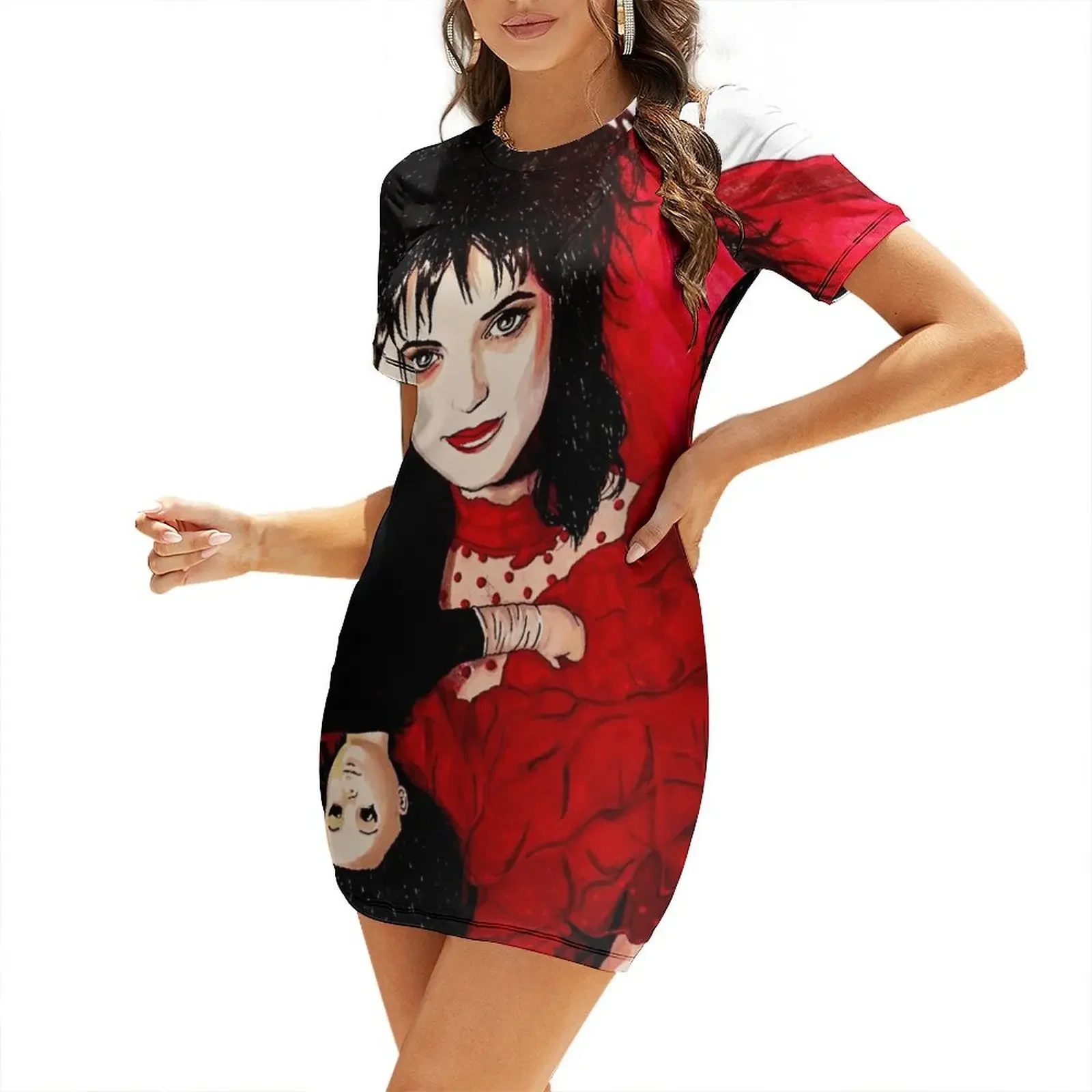 Lydia Deetz - black Short-Sleeved Dress birthday dresses for women elegant women's dresses sale Bridesmaid dress woman Dress
Lydia Deetz - black Short-Sleeved Dress birthday dresses for women elegant women's dresses sale Bridesmaid dress woman Dress