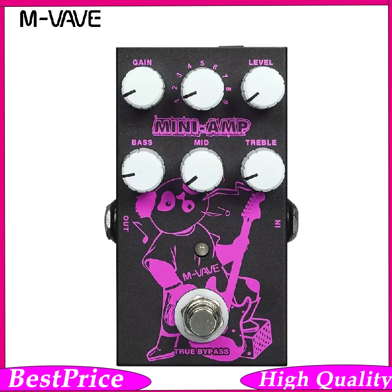 M-VAVE MINI-AMP Guitar Effect Pedal Pre-amp Simulation 9 Classic Amp Effects 3 Band EQ True Bypass Guitar Parts & Accessories
M-VAVE MINI-AMP Guitar Effect Pedal Pre-amp Simulation 9 Classic Amp Effects 3 Band EQ True Bypass Guitar Parts & Accessories
