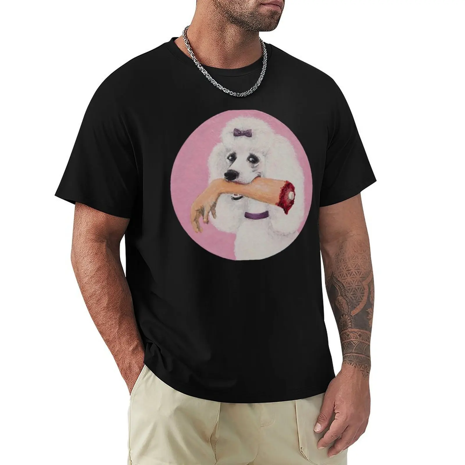Killer Poodle T-Shirt Big Size Short Sleeve Tee for Men
Killer Poodle T-Shirt Big Size Short Sleeve Tee for Men