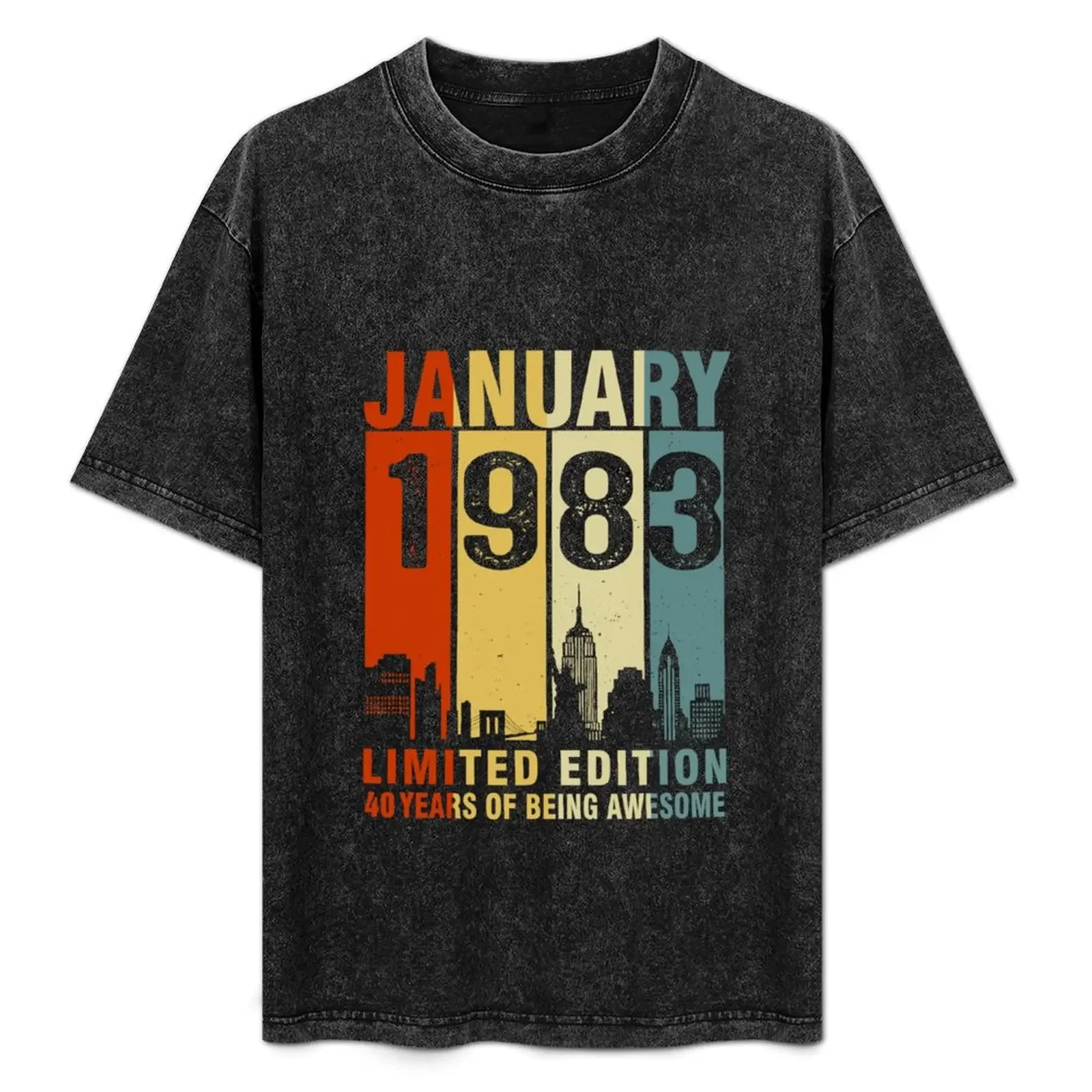 January 1983 Limited Edition 40 Years Of Being Awesome T-Shirt man t shirt luxury mens graphic t shirts T-Shirt
January 1983 Limited Edition 40 Years Of Being Awesome T-Shirt man t shirt luxury mens graphic t shirts T-Shirt