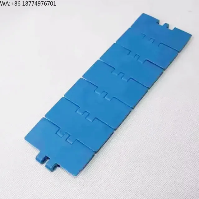 Цепной конвейер с плоским верхом 820, устойчивый к кислотам и щелочам, с одинарным шарниром, прямой, из пищевого полимера POM
Цепной конвейер с плоским верхом 820, устойчивый к кислотам и щелочам, с одинарным шарниром, прямой, из пищевого полимера POM