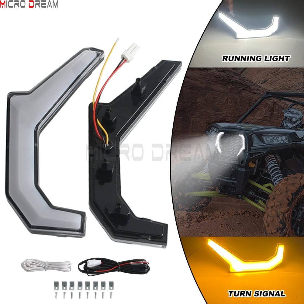 Turn Signal Front Signal Lights Fang Lamp For 2015-2020 Polaris RZR 900 RZR-4 900 RZR-S 900 IP67 LED Front Accent Light Assembly
Turn Signal Front Signal Lights Fang Lamp For 2015-2020 Polaris RZR 900 RZR-4 900 RZR-S 900 IP67 LED Front Accent Light Assembly