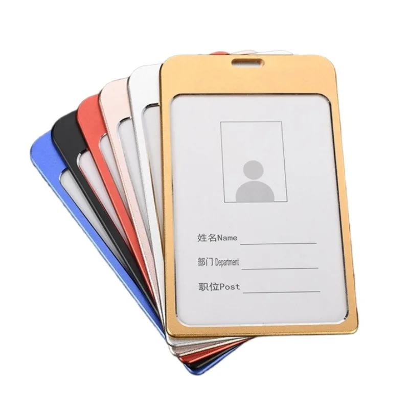 Large Size Aluminum Alloy Badge Holder Metal Working Permit Case Pass Work Card Cover Sleeve Exhibition ID Tag Card Lanyard
Large Size Aluminum Alloy Badge Holder Metal Working Permit Case Pass Work Card Cover Sleeve Exhibition ID Tag Card Lanyard