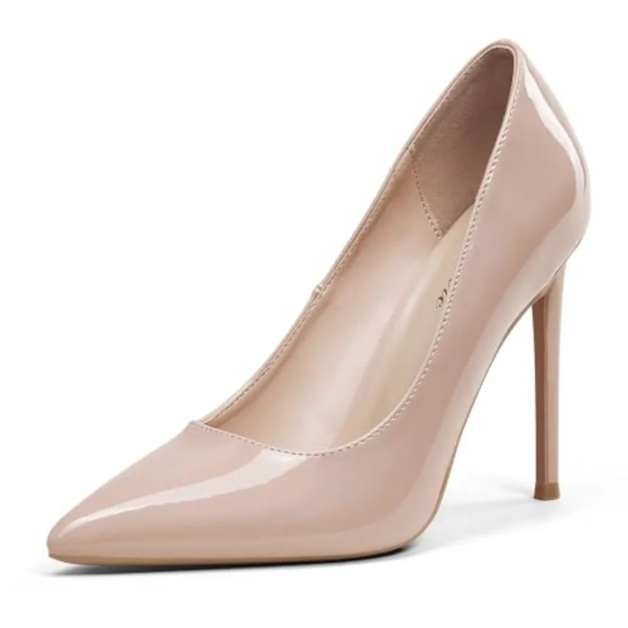 Women High Heels 4 inch Stiletto Pumps Sexy Pointed Toe Patent Leather Slip On High Heel Dress Evening Party Pump Shoes
Women High Heels 4 inch Stiletto Pumps Sexy Pointed Toe Patent Leather Slip On High Heel Dress Evening Party Pump Shoes