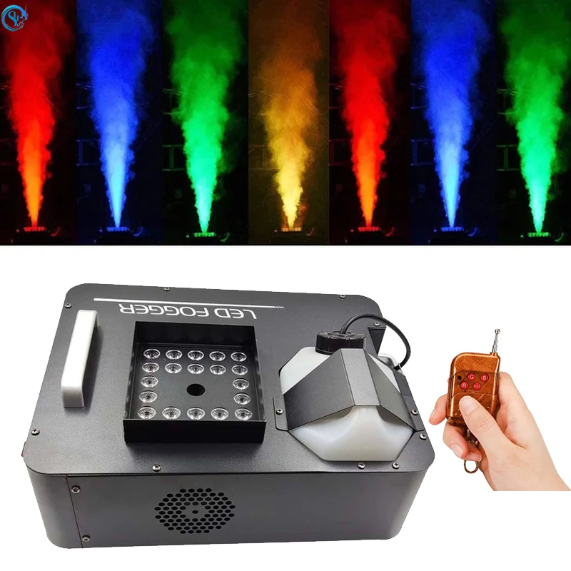 Stage Smoke Machine 24x9W RGB Led 1500W Fog Machine DMX Remote Control For Disco Party DJ Stage Effect Show Vertical Fogger
Stage Smoke Machine 24x9W RGB Led 1500W Fog Machine DMX Remote Control For Disco Party DJ Stage Effect Show Vertical Fogger