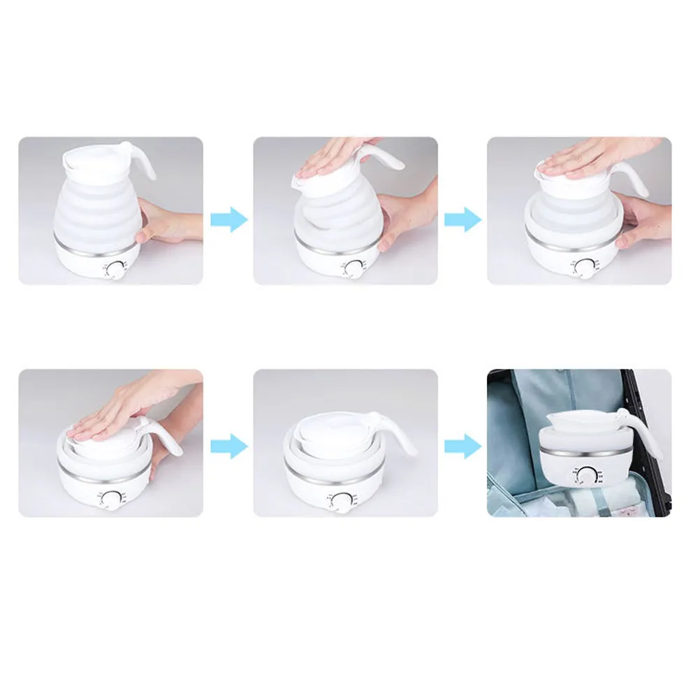 700ml Folding Silicone Electric Kettle 850W Detachable Cord Fast Boil Home Outdoor Travel Camping 100-240V Us Plug
700ml Folding Silicone Electric Kettle 850W Detachable Cord Fast Boil Home Outdoor Travel Camping 100-240V Us Plug