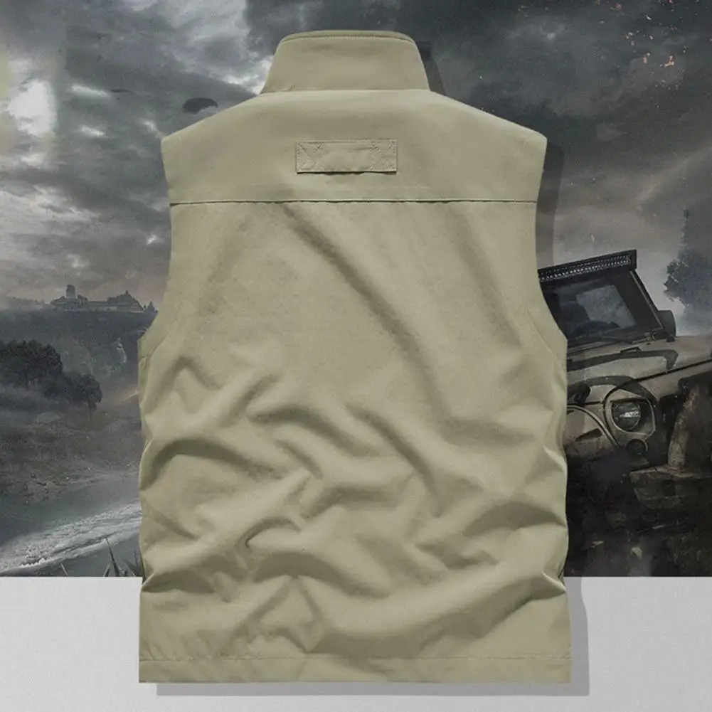 Summer Thin Vest Jacket Men Outdoor Casual Clothes Lightweight Short Sleeve Vests Men Stand Collar Male Trekking Coat Traveling
Summer Thin Vest Jacket Men Outdoor Casual Clothes Lightweight Short Sleeve Vests Men Stand Collar Male Trekking Coat Traveling
