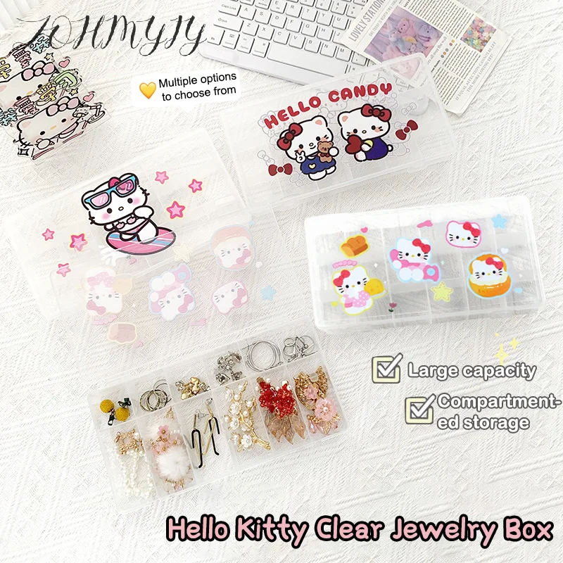 Kawaii Hello Kitty прозрачная шкатулка для драгоценностей Sanrio KT Cat серьги ожерелья органайзер настольная коробка для хранения подарки для девочек
Kawaii Hello Kitty прозрачная шкатулка для драгоценностей Sanrio KT Cat серьги ожерелья органайзер настольная коробка для хранения подарки для девочек