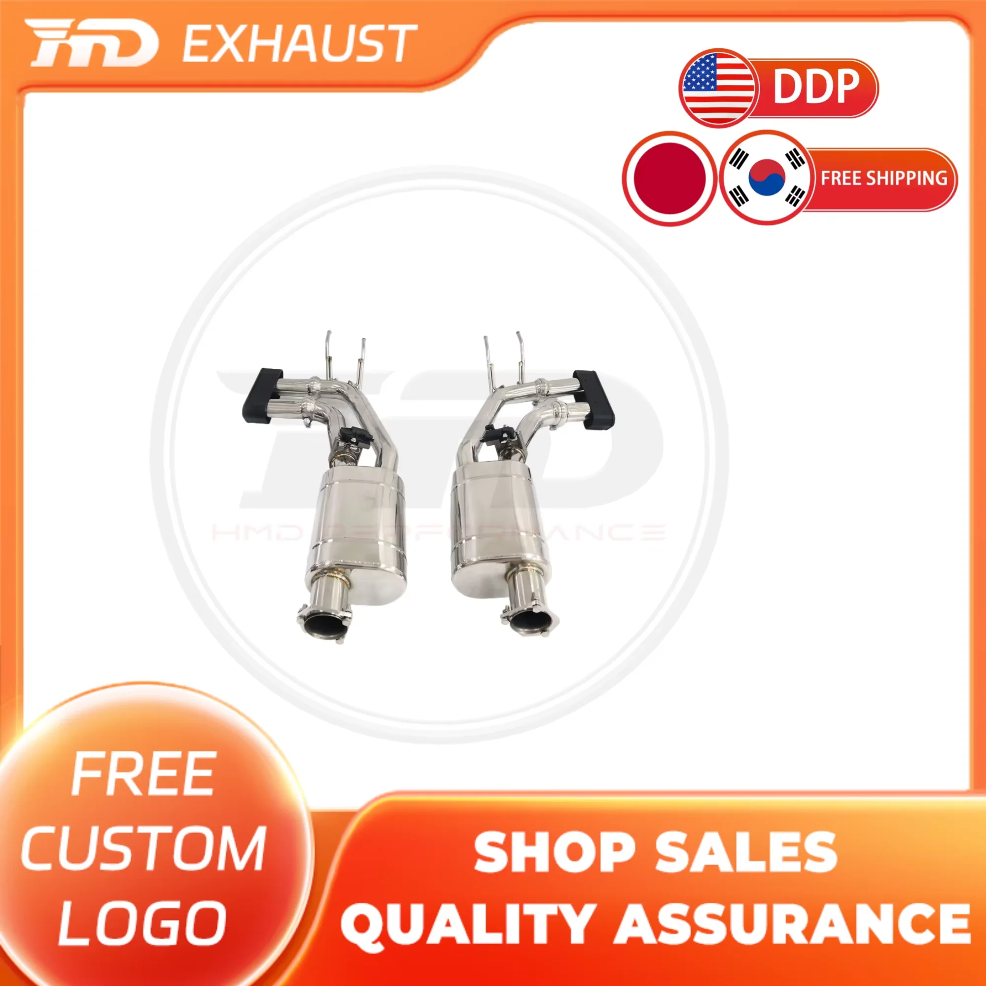 HMD Stainless Steel Exhaust System Performance Catback Exhaust for Mercedes Benz G500 G63 W463 With valves tips
HMD Stainless Steel Exhaust System Performance Catback Exhaust for Mercedes Benz G500 G63 W463 With valves tips