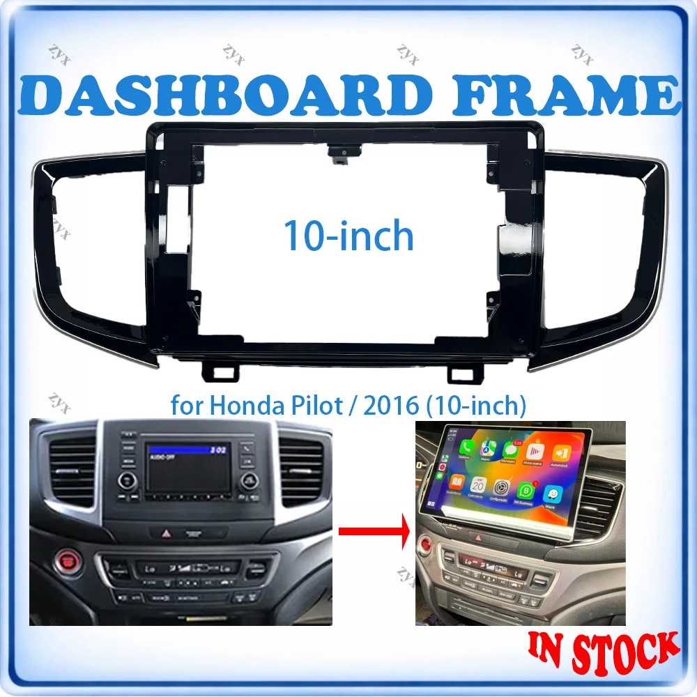 Car Radio Fascia Frame For Honda Pilot 2016 10 inch With Canbus & Wiring Harness Car Accessories Plug & Play
Car Radio Fascia Frame For Honda Pilot 2016 10 inch With Canbus & Wiring Harness Car Accessories Plug & Play