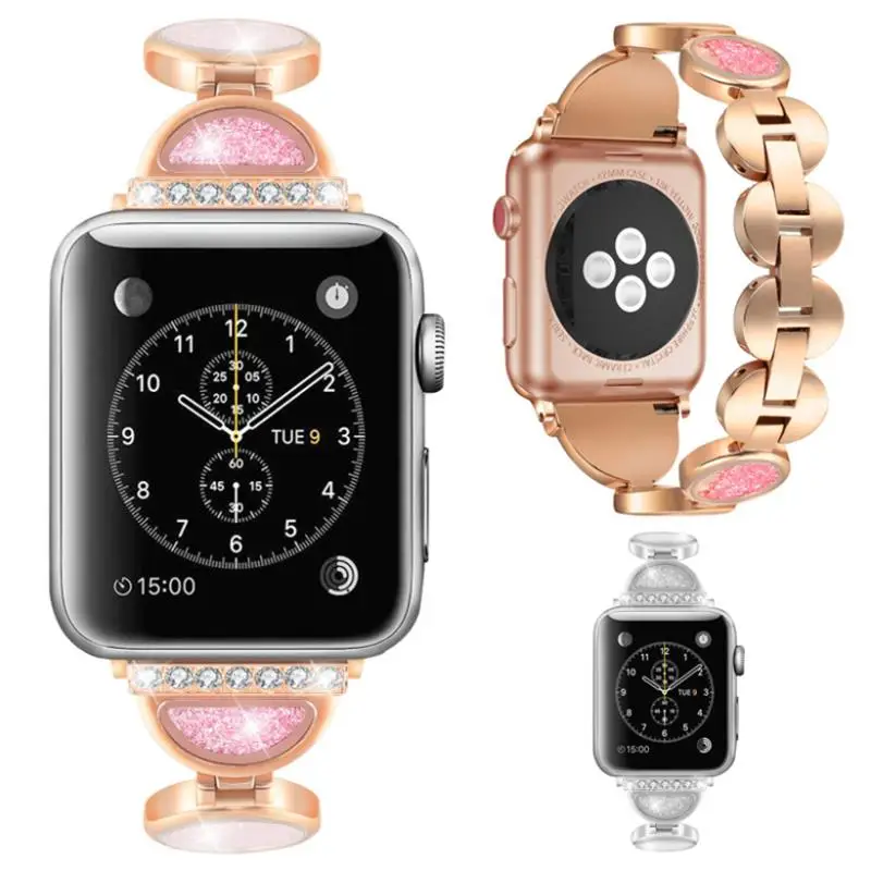 Новый ремешок Quicksand для Apple Watch Band 6 5 4 3 2 1 SE 44 мм 40 мм 42 мм 38 мм браслет из нержавеющей стали iwatch Band Fhx-n60a
Новый ремешок Quicksand для Apple Watch Band 6 5 4 3 2 1 SE 44 мм 40 мм 42 мм 38 мм браслет из нержавеющей стали iwatch Band Fhx-n60a