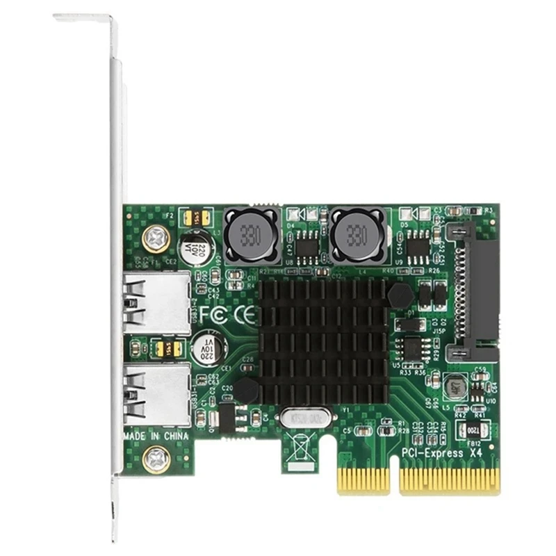 Топ-2 порта USB 3.1 Карта расширения PCIE X4 к USB 3.1 Карта расширения Карта адаптера ASM3142 Чипсет для настольного компьютера
Топ-2 порта USB 3.1 Карта расширения PCIE X4 к USB 3.1 Карта расширения Карта адаптера ASM3142 Чипсет для настольного компьютера