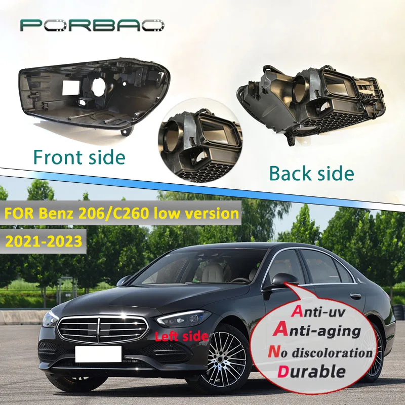 For Mercedes-Benz 206 C206 2021 2022 2023 Low Configuration Headlight Housing Light Box Lamp Case Plastic Rear Back Base
For Mercedes-Benz 206 C206 2021 2022 2023 Low Configuration Headlight Housing Light Box Lamp Case Plastic Rear Back Base