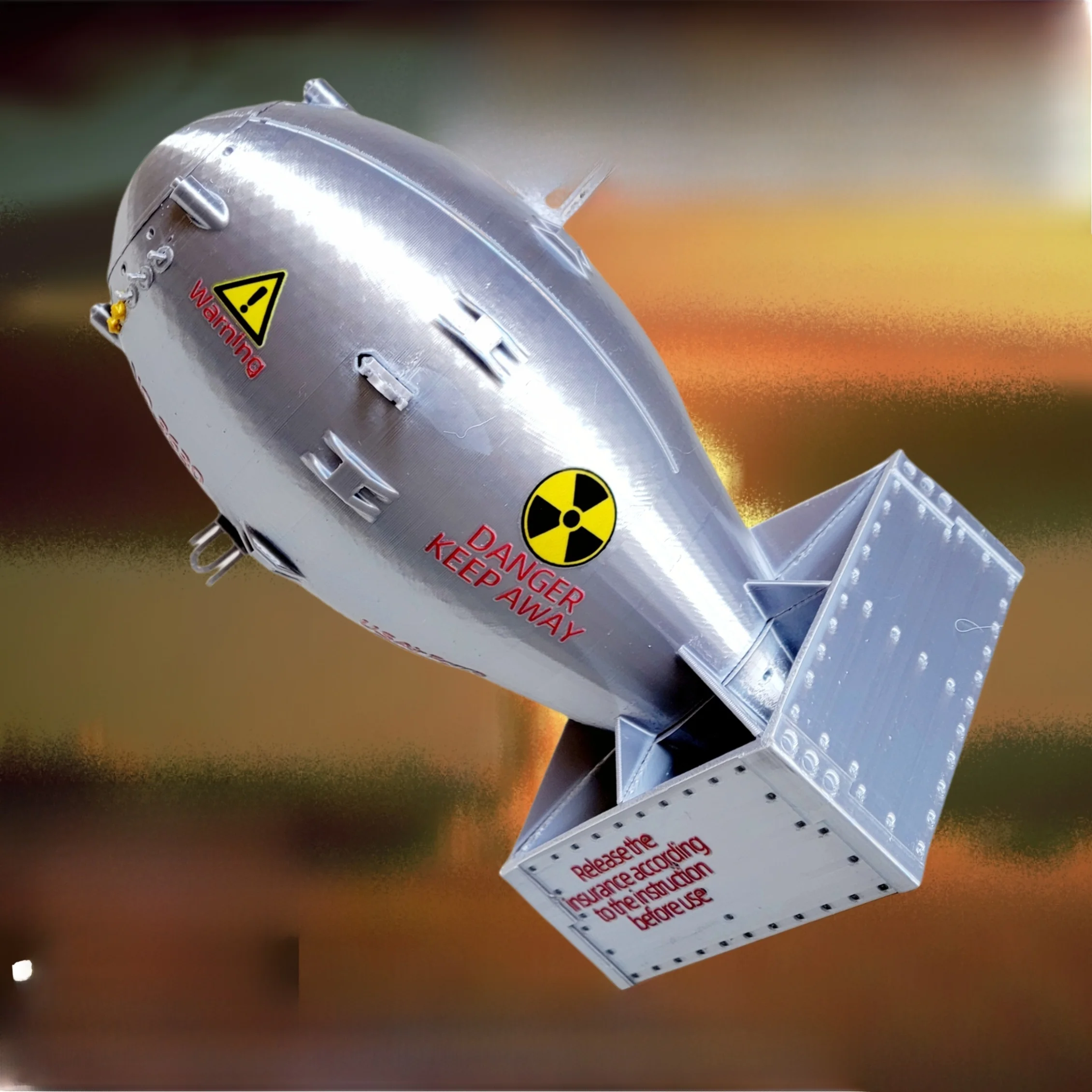 Fat Guy Nuclear Bomb Model Military Collectible 3D Printed Finished Product Model Toy Gift Tank War Vehicle Weapon Model
Fat Guy Nuclear Bomb Model Military Collectible 3D Printed Finished Product Model Toy Gift Tank War Vehicle Weapon Model