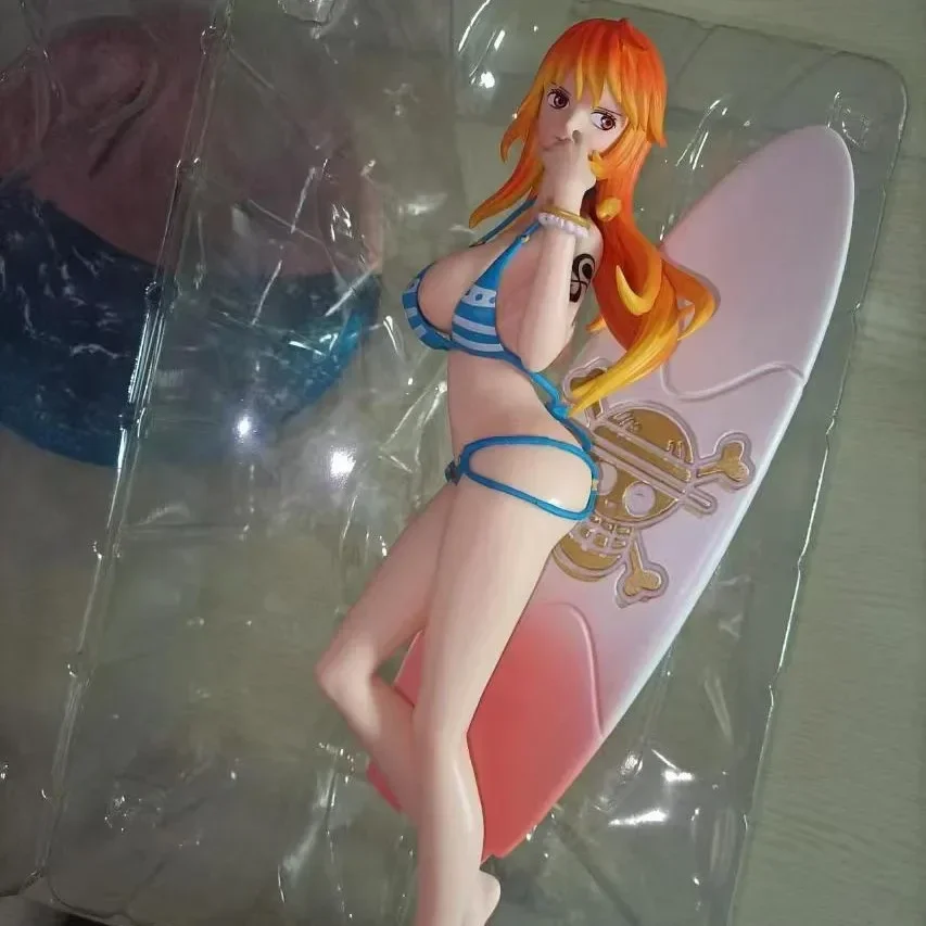 New 33cm Anime One Piece Action Figure Beach Surfboard Swimsuit Nami Doll Model Luffy Cartoon Figurines Toys Gift Accessories
New 33cm Anime One Piece Action Figure Beach Surfboard Swimsuit Nami Doll Model Luffy Cartoon Figurines Toys Gift Accessories