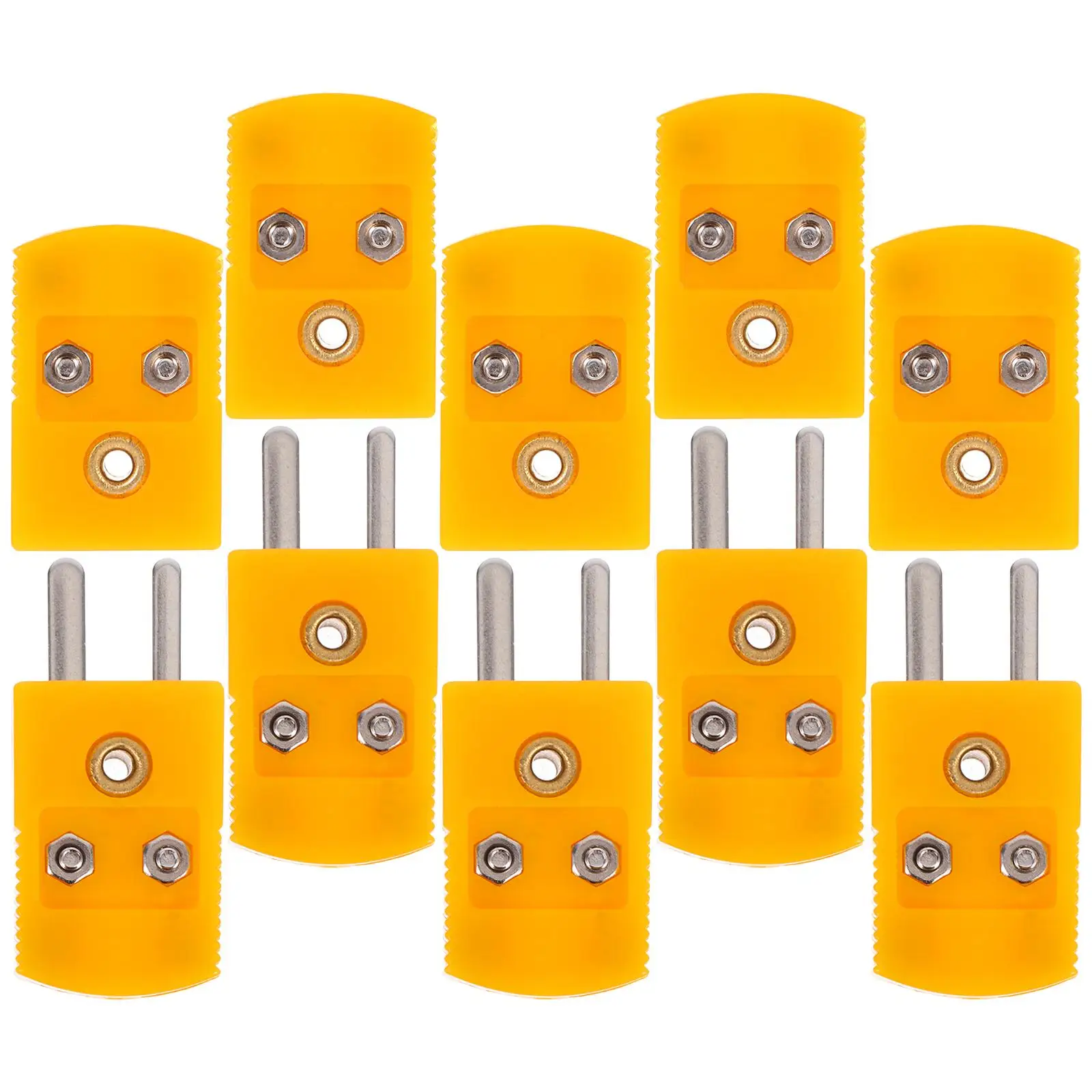 5 Pairs Thermocouple Socket Mini Male Female Connectors K Type Adapter Replacement Plug Connector Thermocouple Wire Cable
5 Pairs Thermocouple Socket Mini Male Female Connectors K Type Adapter Replacement Plug Connector Thermocouple Wire Cable