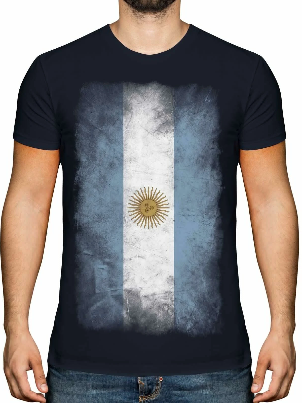 Retro Fashion Argentina Faded Flag T Shirt. Short Sleeve 100% Cotton Casual T-shirts Loose Top Size S-3XL
Retro Fashion Argentina Faded Flag T Shirt. Short Sleeve 100% Cotton Casual T-shirts Loose Top Size S-3XL