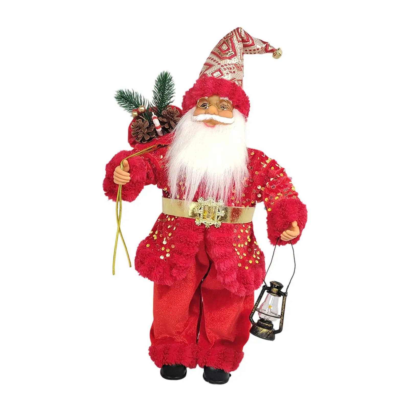 Christmas Santa Man Doll Craft Ornament Xmas Decor Christmas Window Decoration for Tabletop New Year Fireplace Themed Party
Christmas Santa Man Doll Craft Ornament Xmas Decor Christmas Window Decoration for Tabletop New Year Fireplace Themed Party