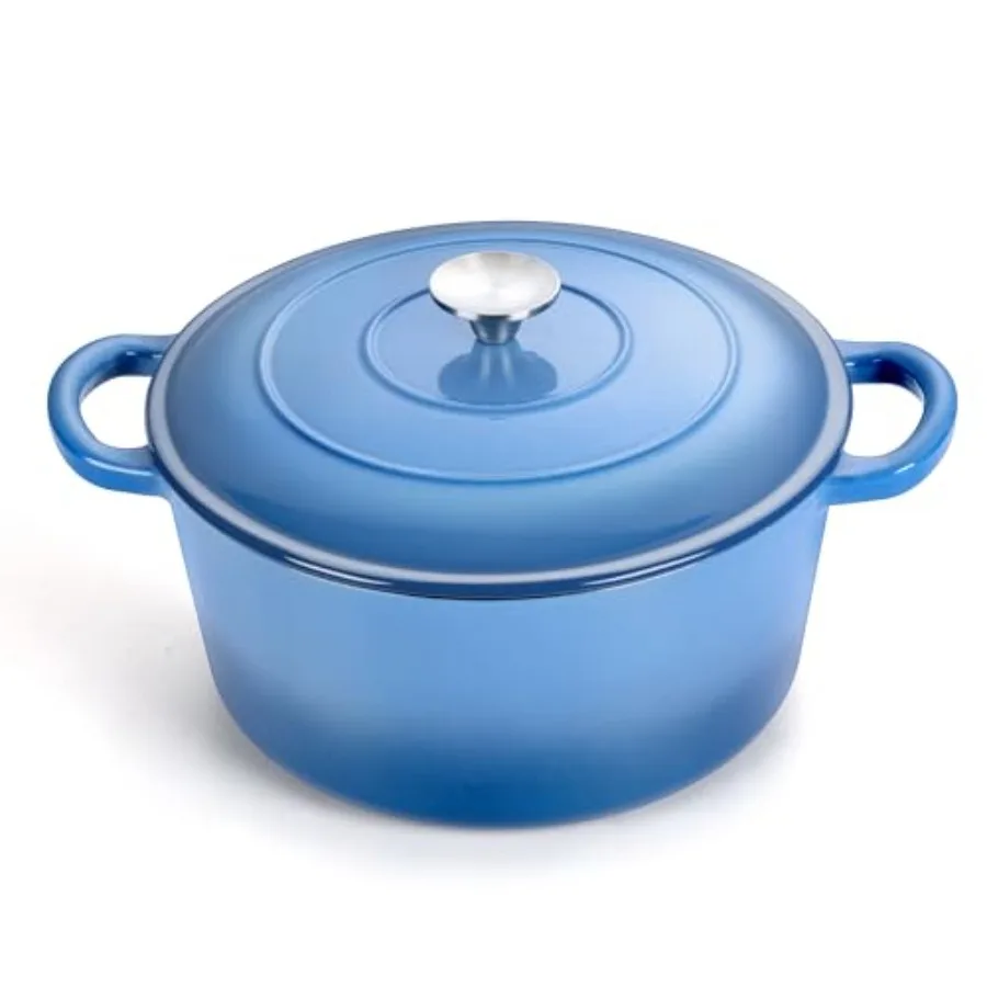 Dutch Oven Small Enameled Cast Iron Dutch Oven Pot with Lid For Bread Baking/Stewing/Braising/Frying Various Stoves and Oven Sa
Dutch Oven Small Enameled Cast Iron Dutch Oven Pot with Lid For Bread Baking/Stewing/Braising/Frying Various Stoves and Oven Sa