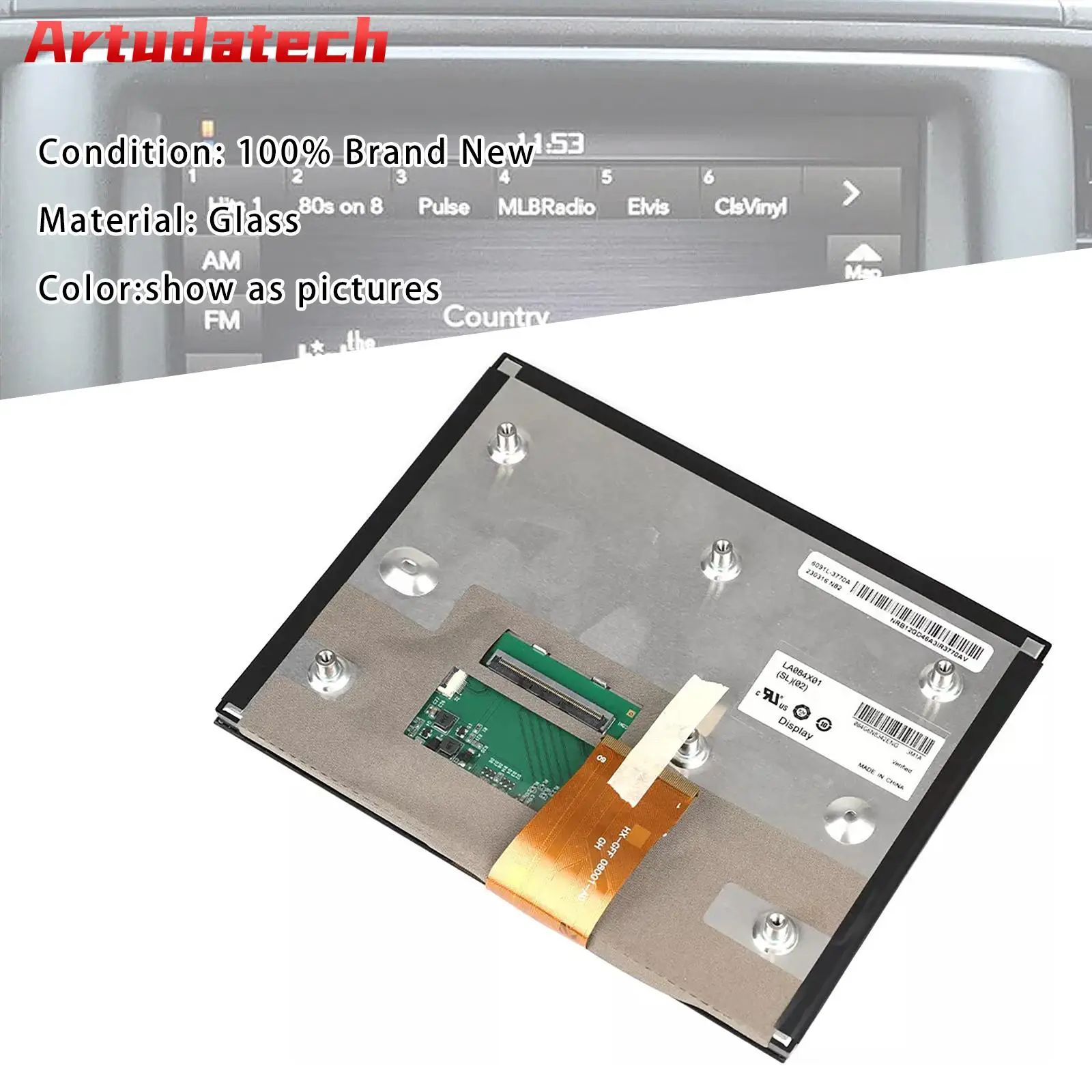 Artudatech 8,4-дюймовый сенсорный ЖК-дисплей Uconnect для Jeep Grand Cherokee 2017-2022
Artudatech 8,4-дюймовый сенсорный ЖК-дисплей Uconnect для Jeep Grand Cherokee 2017-2022