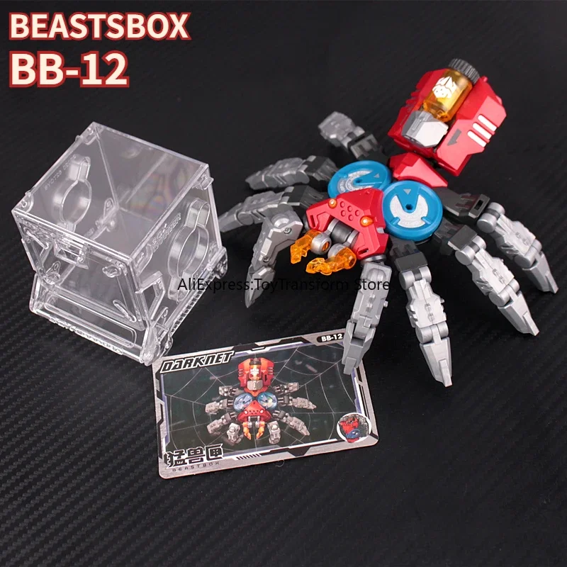 52TOYS BEASTBOX BB12 BB-12 Darknet Red Spider Transforming Toy Mecha Model Trendy Collectible Figure Toy Gift
52TOYS BEASTBOX BB12 BB-12 Darknet Red Spider Transforming Toy Mecha Model Trendy Collectible Figure Toy Gift