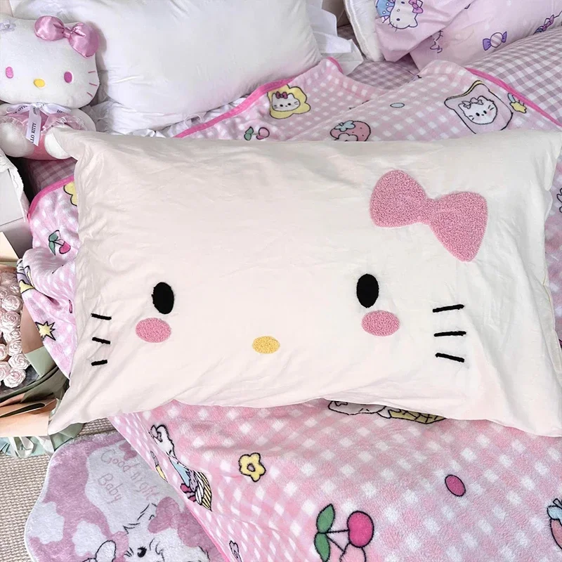 Hello Kitty Cute Pillowcase Kawaii Sanrio Anime Kuromi My Melody Pillowcase Pure Cotton Cartoon Student Children Dormitory Gifts
Hello Kitty Cute Pillowcase Kawaii Sanrio Anime Kuromi My Melody Pillowcase Pure Cotton Cartoon Student Children Dormitory Gifts