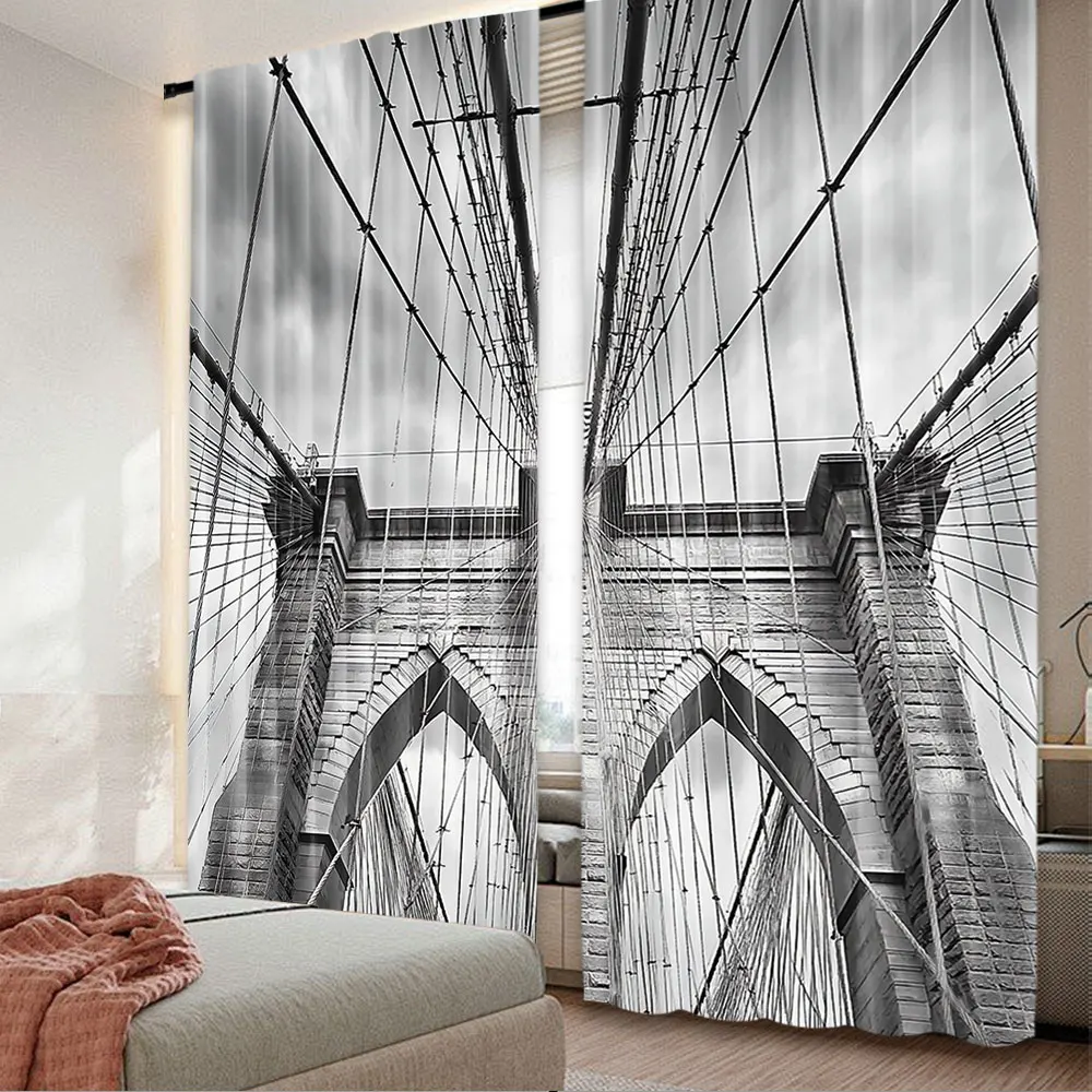 2Pcs Landscape Curtain Usa New York Brooklyn Bridge Cityscape Scenery Suitable For Bedroom Bathroom Living Room Dining Room
2Pcs Landscape Curtain Usa New York Brooklyn Bridge Cityscape Scenery Suitable For Bedroom Bathroom Living Room Dining Room