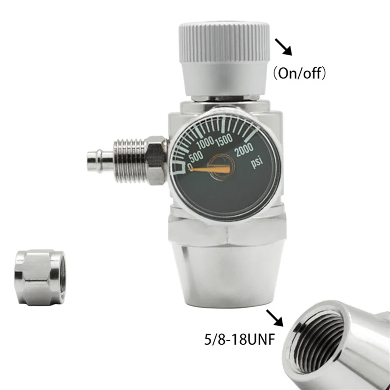 HLZS-2X Aquarium CO2 Regulator 2000Psi Pressure Gauge For 6Mm Suction Tube 5/8-18UNF
HLZS-2X Aquarium CO2 Regulator 2000Psi Pressure Gauge For 6Mm Suction Tube 5/8-18UNF