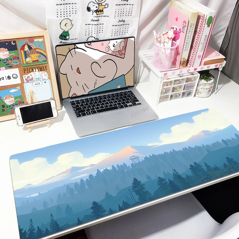 Mouse Pads Firewatch Office Mousepad Natural Rubber Gamer Mouse Mat Keyboard Mats Desk Pad Mousepads XXL 90x40cm For Computer
Mouse Pads Firewatch Office Mousepad Natural Rubber Gamer Mouse Mat Keyboard Mats Desk Pad Mousepads XXL 90x40cm For Computer