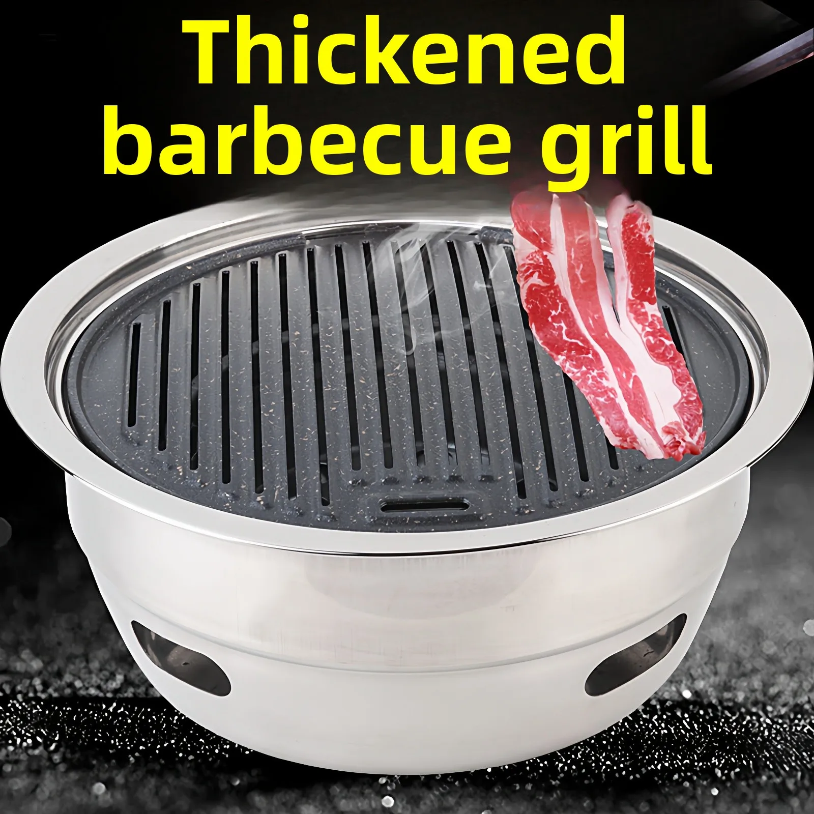 Red Dragon Korean Style Stainless Steel BBQ Grill White Steel Charcoal Grilled Meat Pot Indoor Commercial round Carbon Grille...
Red Dragon Korean Style Stainless Steel BBQ Grill White Steel Charcoal Grilled Meat Pot Indoor Commercial round Carbon Grille...