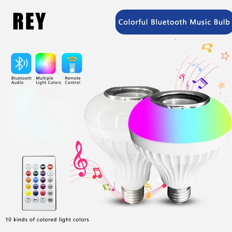E27 LED WiFi Smart Bulb RGB Bluetooth Music Bulb Light Remote Control Dimmable Bulb 15W Home 110-265V Christmas Party Decor
E27 LED WiFi Smart Bulb RGB Bluetooth Music Bulb Light Remote Control Dimmable Bulb 15W Home 110-265V Christmas Party Decor