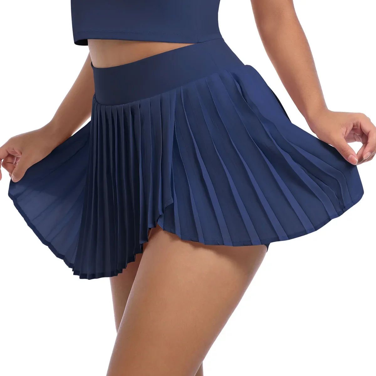 Summer Safe Tennis Skirts With Pocket Shorts Gym Golf Running Pleated Pantskirt SEXY Women Sports Fitness High Waist Yoga Skorts
Summer Safe Tennis Skirts With Pocket Shorts Gym Golf Running Pleated Pantskirt SEXY Women Sports Fitness High Waist Yoga Skorts