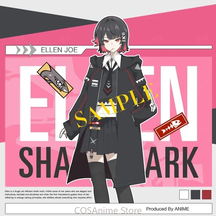 2025 Ellen Joe Zenless Zone Zero Game Cosplay Hoodies Tops Coat Pants Skirt Springs Autumn Sweatshirt Jacket Trousers Set
2025 Ellen Joe Zenless Zone Zero Game Cosplay Hoodies Tops Coat Pants Skirt Springs Autumn Sweatshirt Jacket Trousers Set