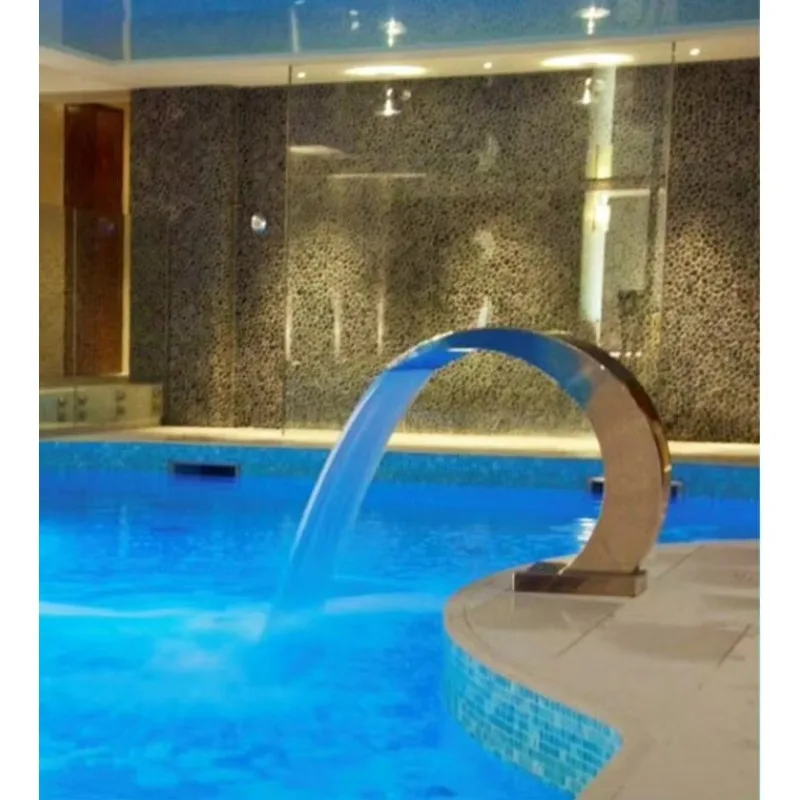 Спа-бассейн, фонтан из нержавеющей стали, водопад, прочный каскад для воды в бассейне, простая установка для садов, 800x500 мм
Спа-бассейн, фонтан из нержавеющей стали, водопад, прочный каскад для воды в бассейне, простая установка для садов, 800x500 мм